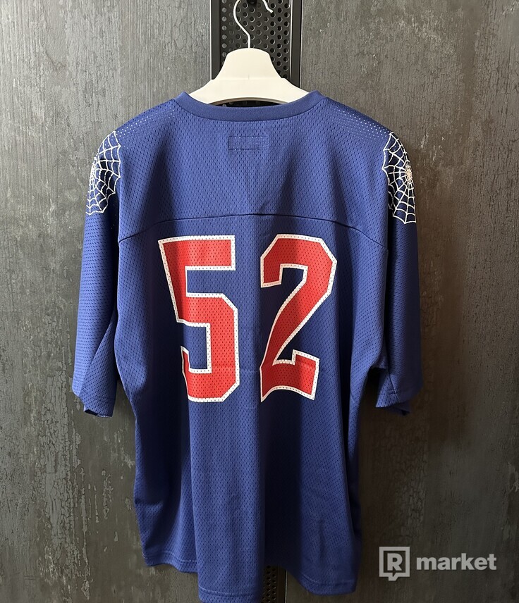 Supreme spiderweb football jersey navy L, M | REFRESHER Market Supreme spiderweb football jersey navy L, M | REFRESHER Market