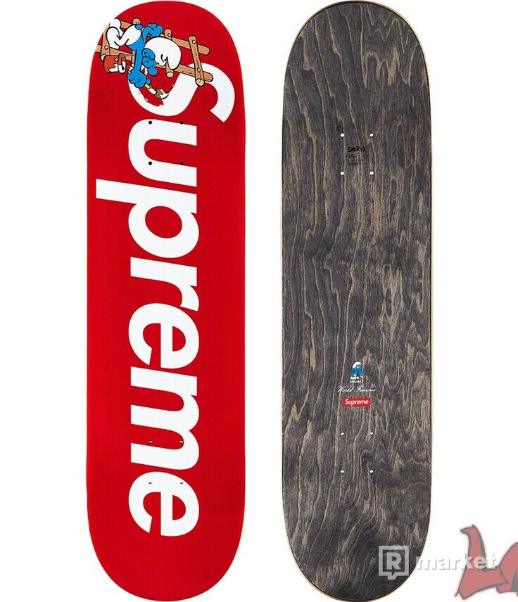 Supreme/Smurfs Skateboard