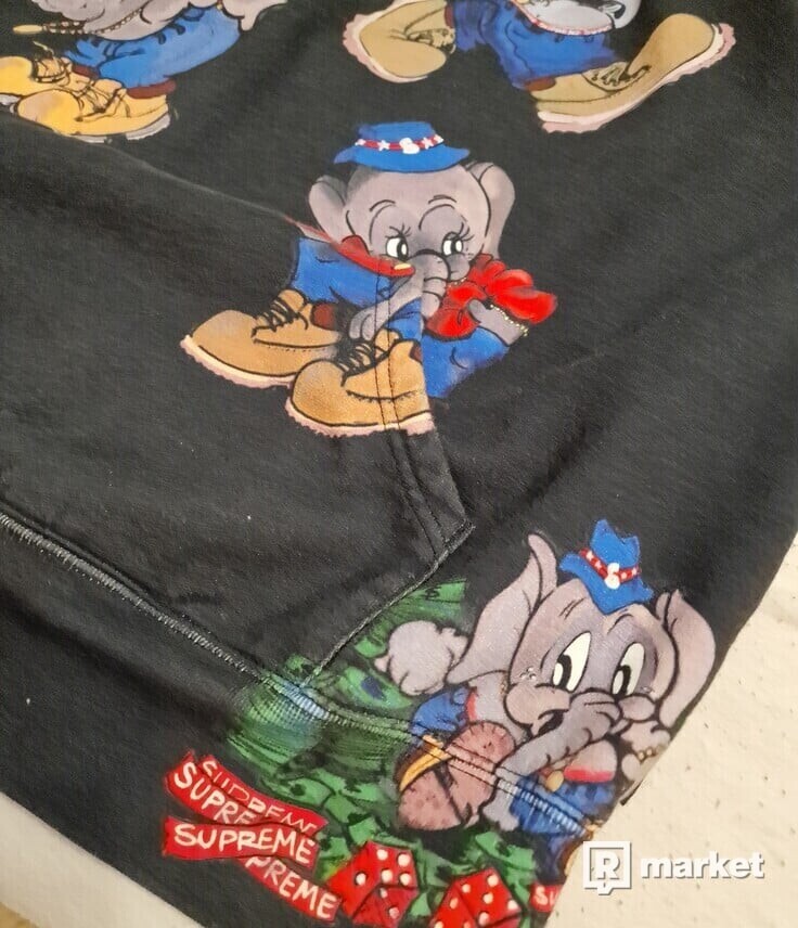 Supreme Elephant hooded sweatshirt