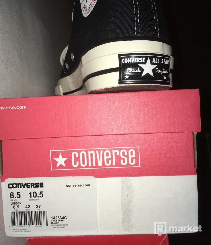 Converse 70 s hi black