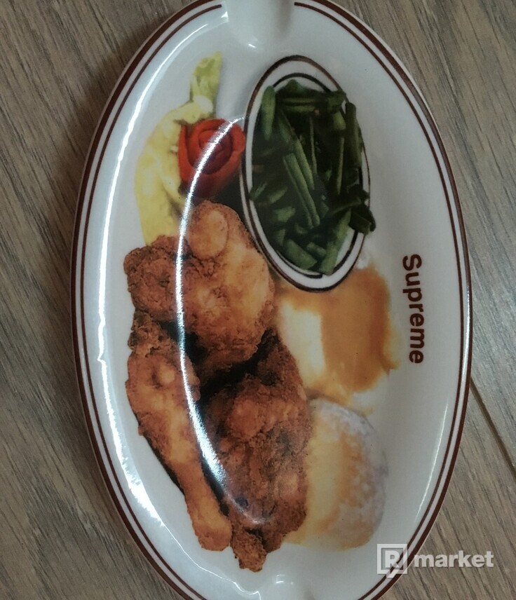 Chicken Dinner Plate Ashtray