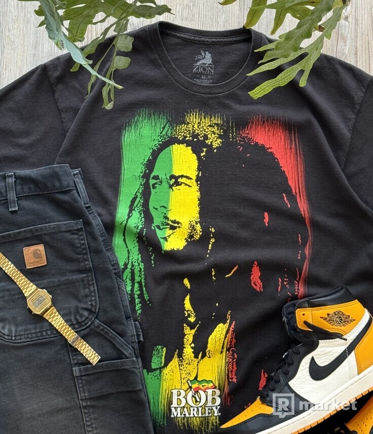 (IG THEVINTAGESTORE.EU) Bob Marley Zion Merch Tričko