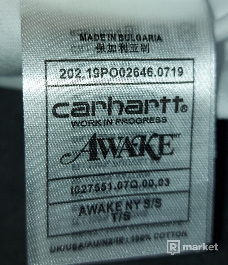 Carhartt x Awake NY tričko