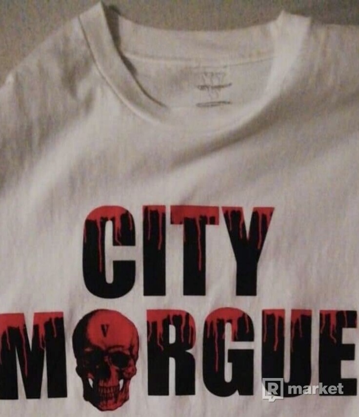 Vlone x city morgue tee
