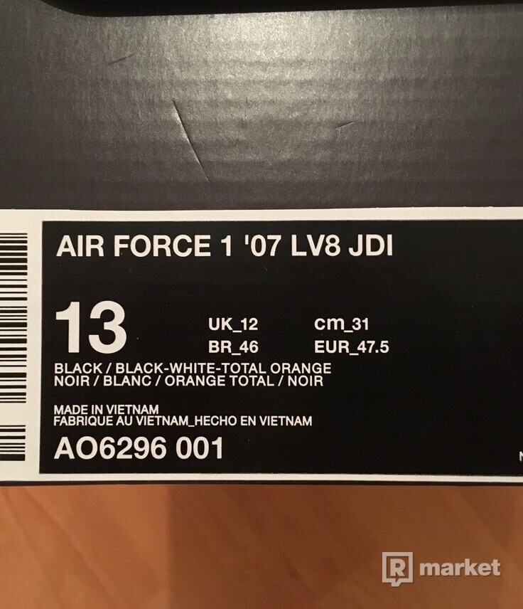 Nike AF 1 ‘07 LV8 JDI - US 13/EUR 47,5