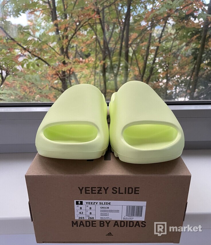 Adidas Yeezy Slide "Green Glow" EU 42