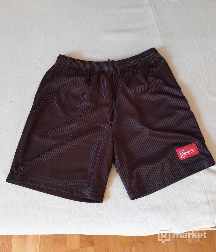 Supreme Mesh Jersey Top and Shorts 2023 black