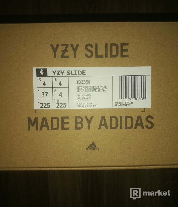 Yeezy Slide - Slate Grey - US 4 - EU 37