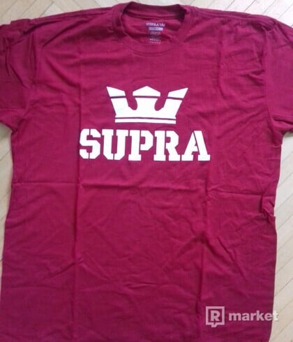 Predám pánske tričko Supra Red/White veľkosť L 