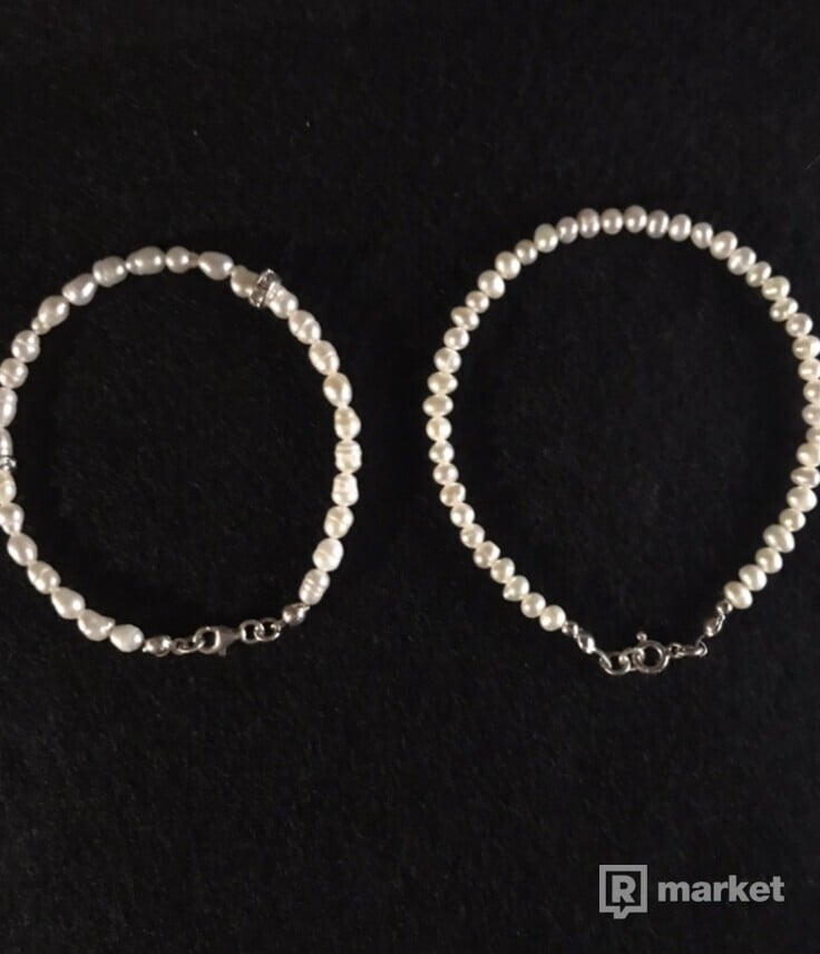 Bracelets z riečnych perál