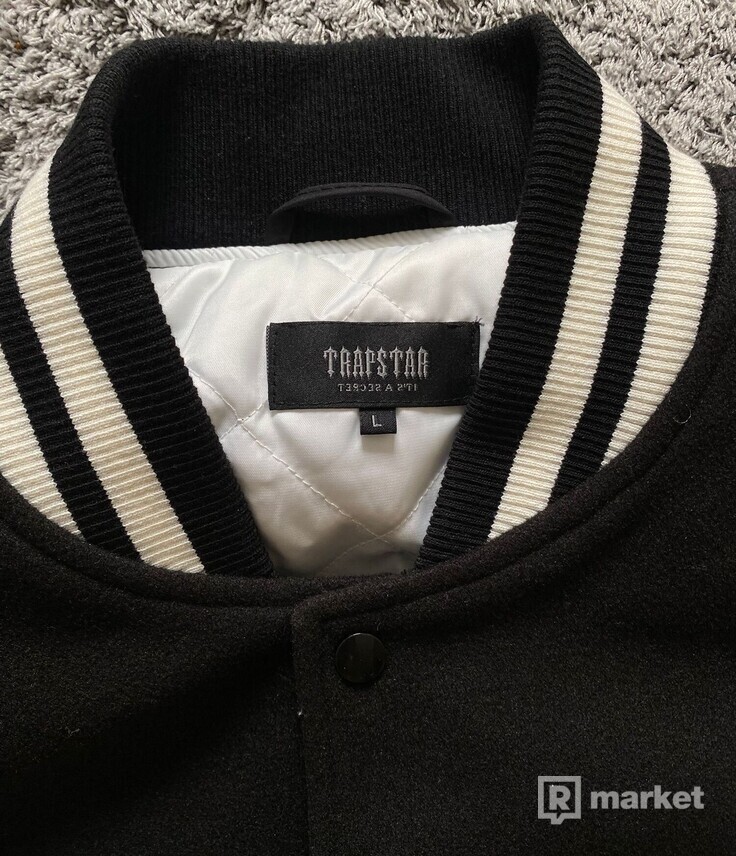Trapstar Varsity Jacket - Black