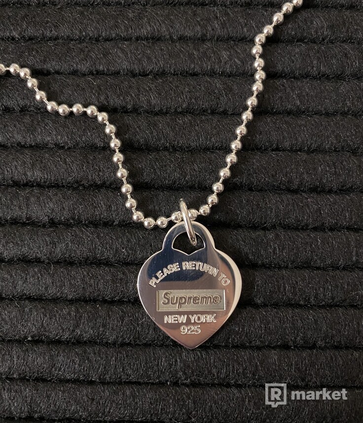 Supreme x Tiffany Co. necklace