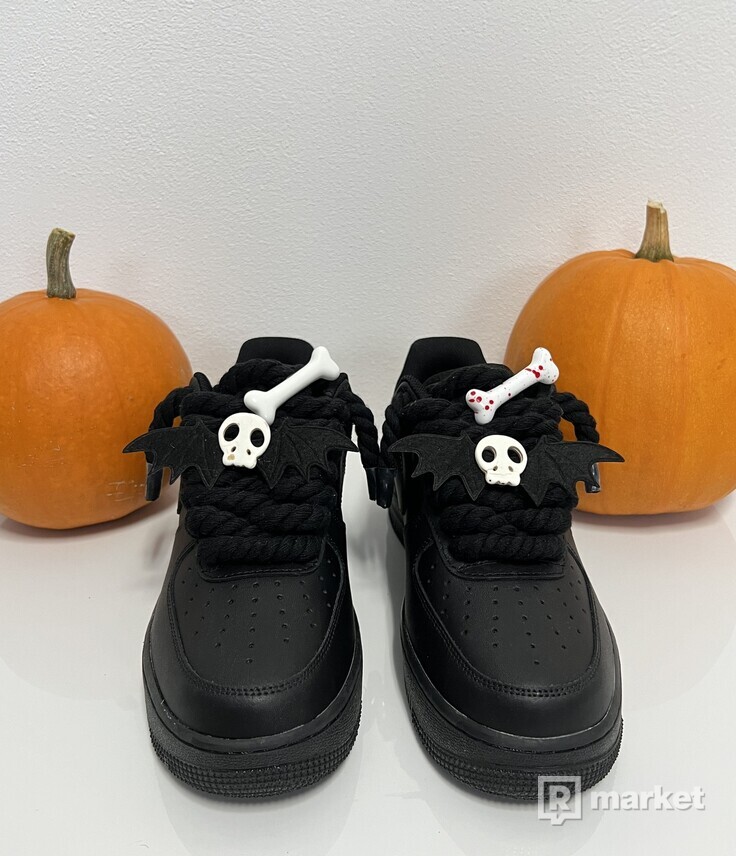 Nike Air Force 1 Black - Halloween Edition