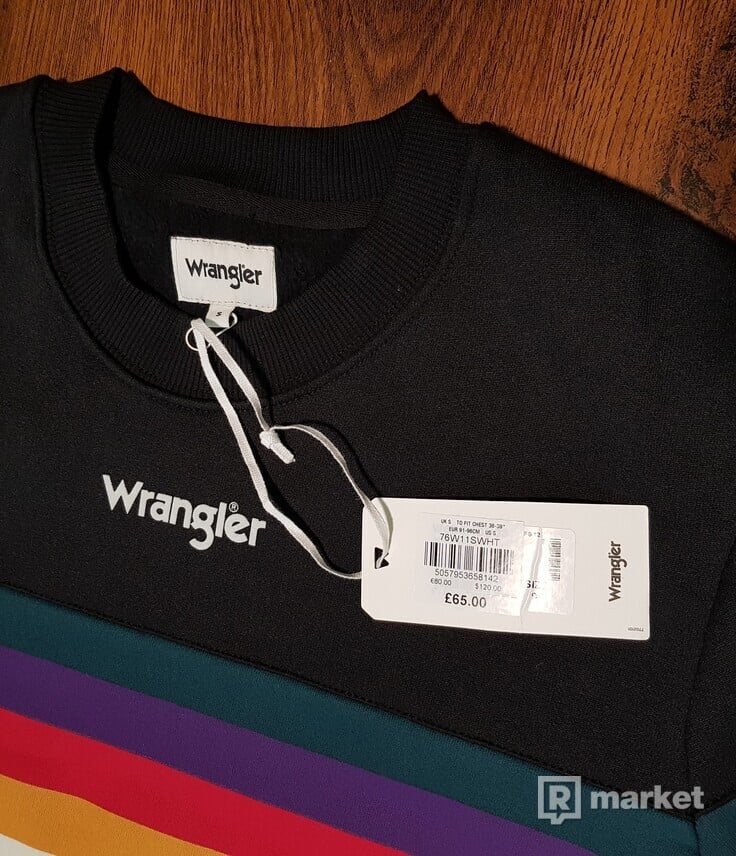 Vintage Wrangler Rainbow Sweatshirt - Platné do Zmazania.