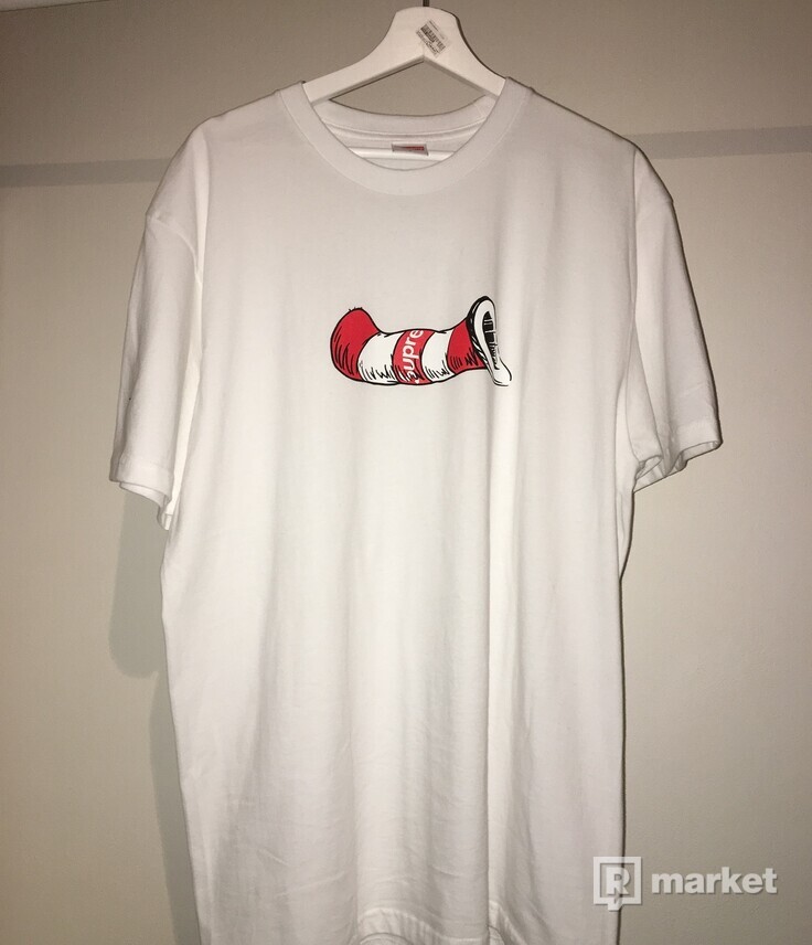 Supreme Cat in the hat tee