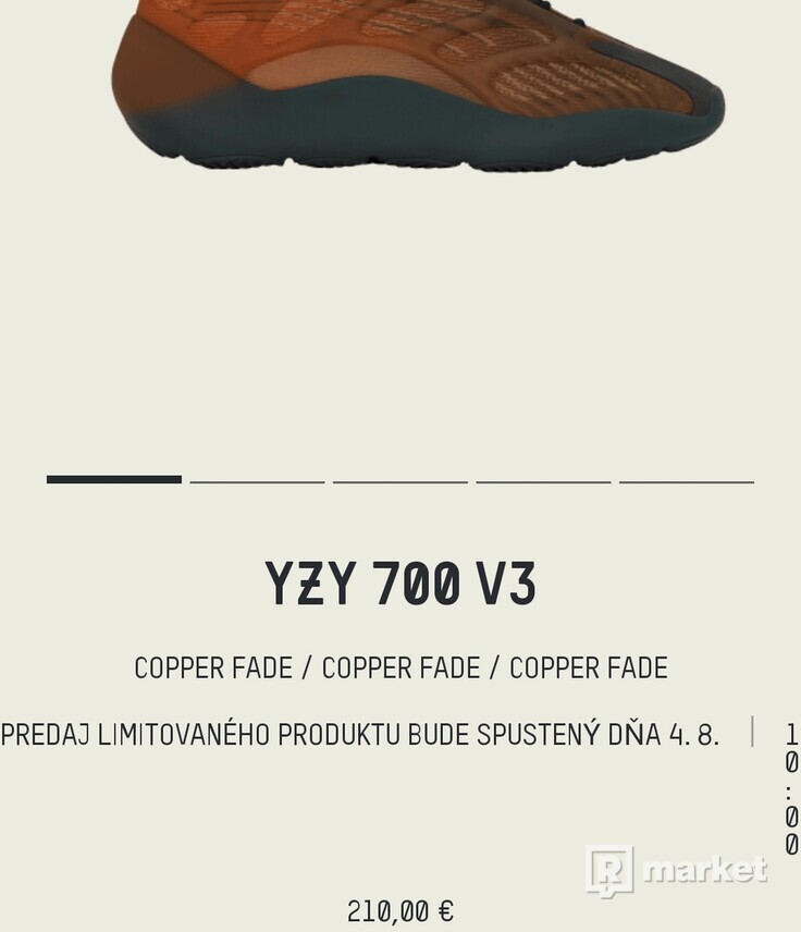 Yeezy 700 V3 copper fade