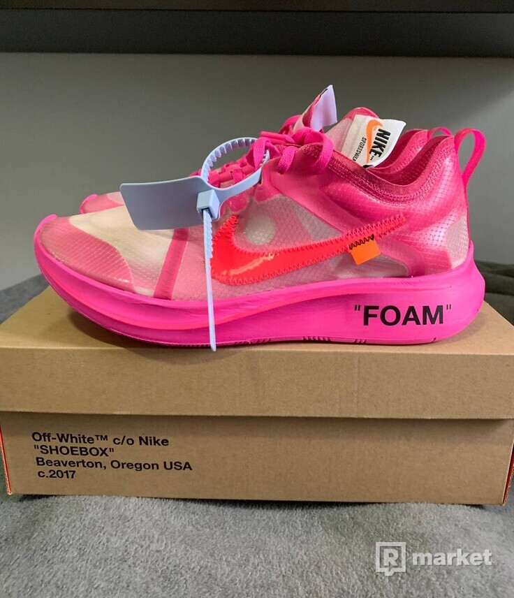 Nike X Off White Zoom Fly Tulip Pink
