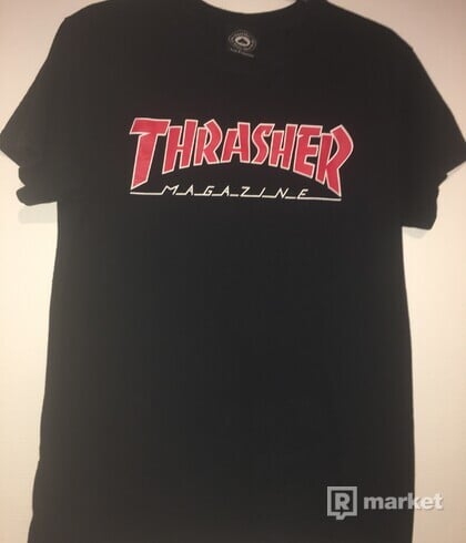 Tričko Thrasher, S, čierne