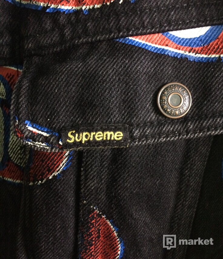 Supreme 666 trucker jacket