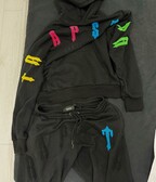 Trapstar Irongate Arch Chenille 2.0 Tracksuit Black/Candy