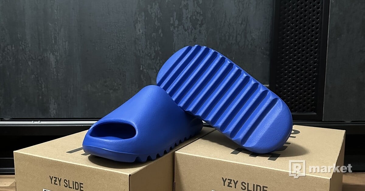 adidas Yeezy Slide Azure REFRESHER Market