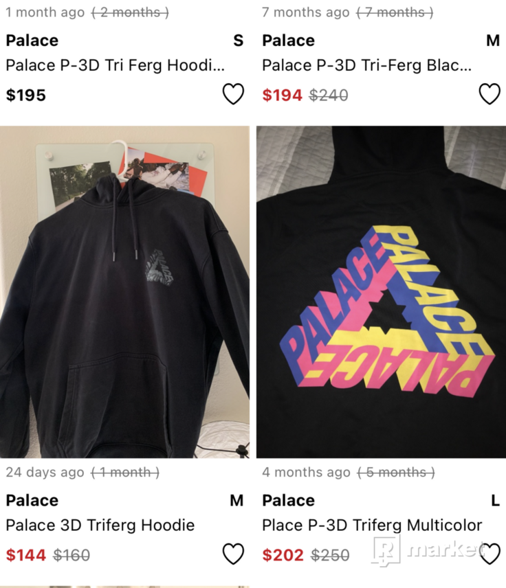 palace triferg 3d hoodie