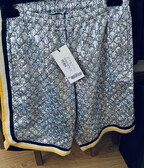 GUCCI Laminated sparkling GG jersey shorts SIZE