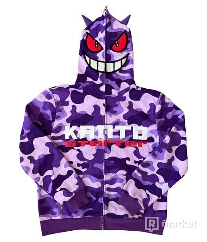 Kanto Starter Gengar Purple Hoodie