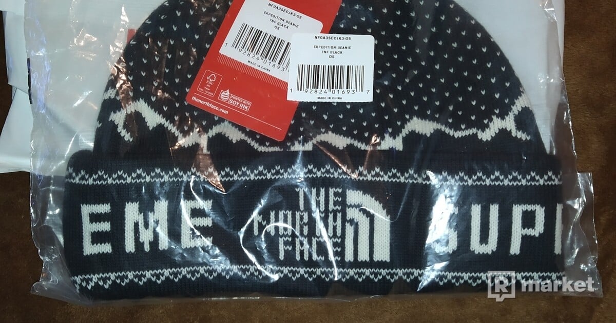Supreme The North Face Fold Beanie Black REFRESHER Market