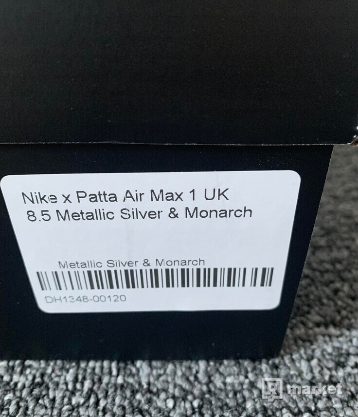Nike Air Max 1 Patta Waves Monarch (US 9,5)