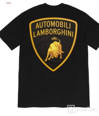 Supreme Automobili Lamborghini Tee black - M