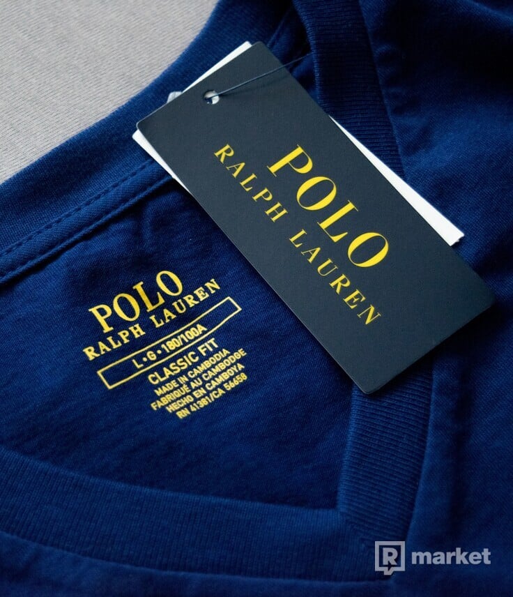 Ralph Lauren tričko modré