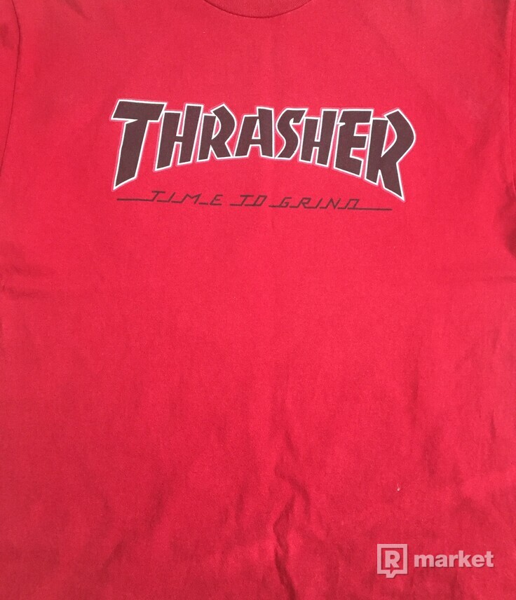 Thrasher x Independent Tee Size L