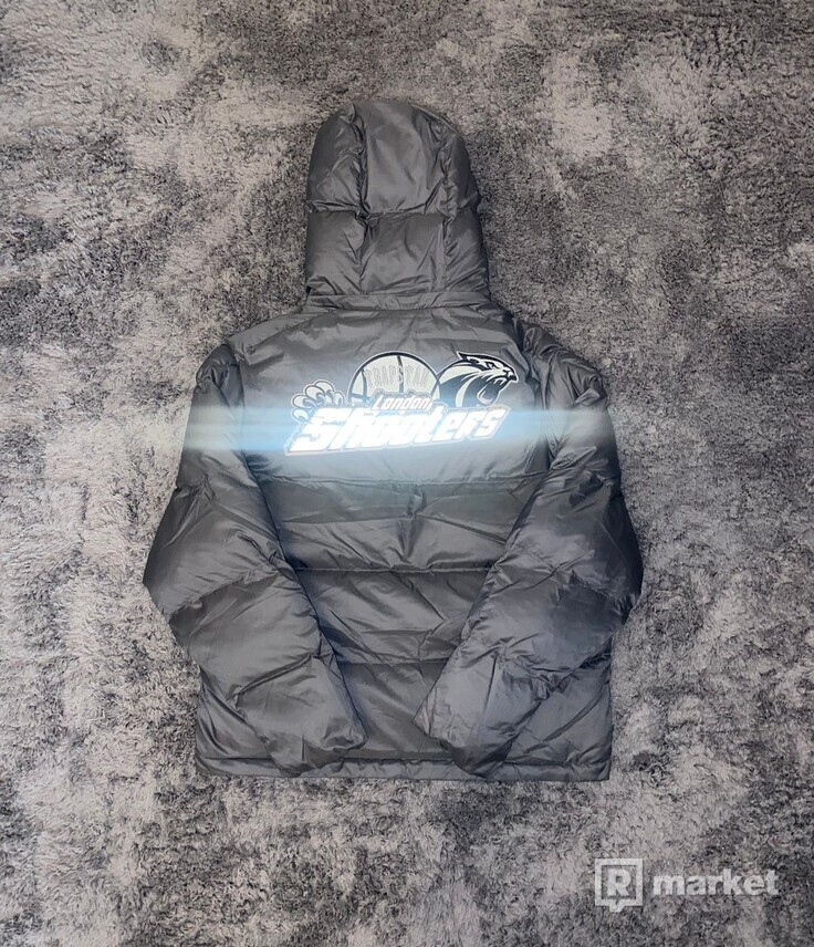 Trapstar Shooters Puffer Jacket - Grey/Reflective Trapstar Shooters Puffer Jacket - Grey/Reflective