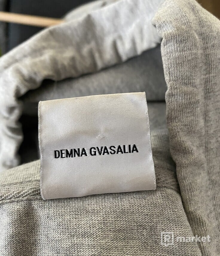 Vetements hoodie grey mikina šedá