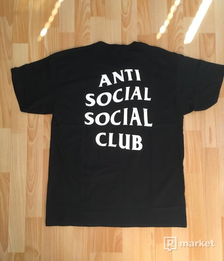 Anti Social Social Club B/W logo tee