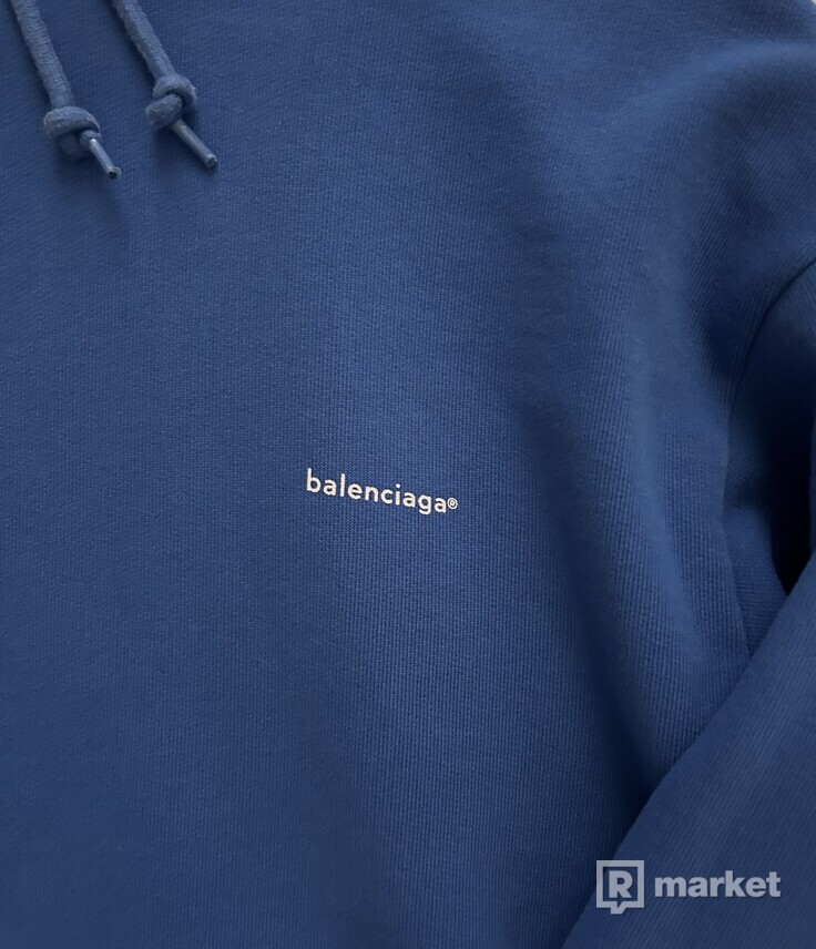 Balenciaga small logo hoodie