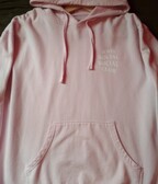 Antisocial social club pink hoodie