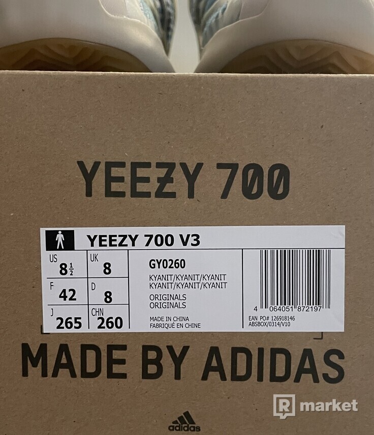 Adidas x Yeezy Boost 700 v3 “Kyanite”