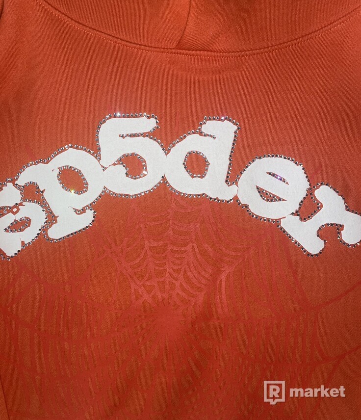 Sp5der Websuit Hoodie Orange