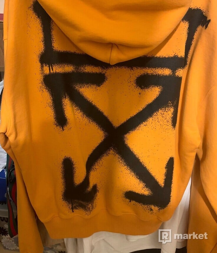 OFF-WHITE graffiti-style Arrows hoodie