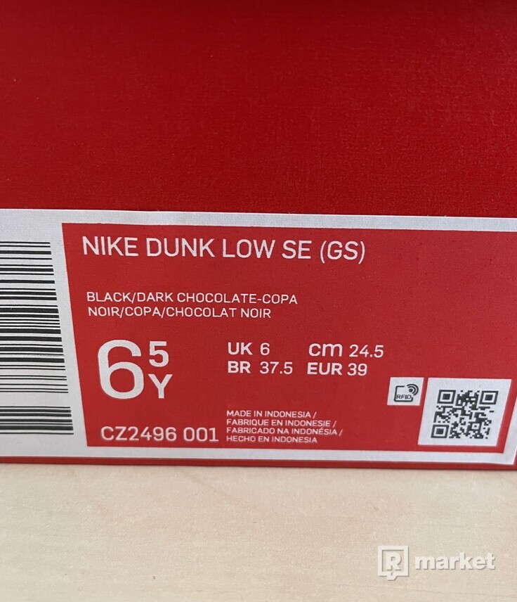 Nike Dunk Low Free 99 Black (GS) - 6.5Y