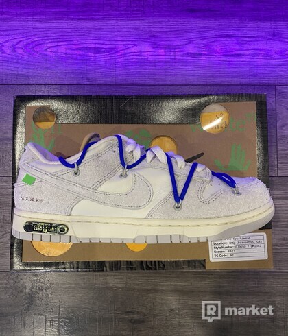 ow dunk low lot 32
