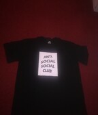 Anti social social club tričko