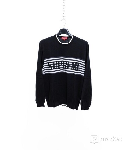 Supreme Chest Stripe Sweater