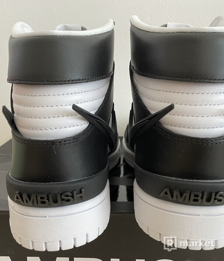 Nike Dunk High Ambush Black White - US9