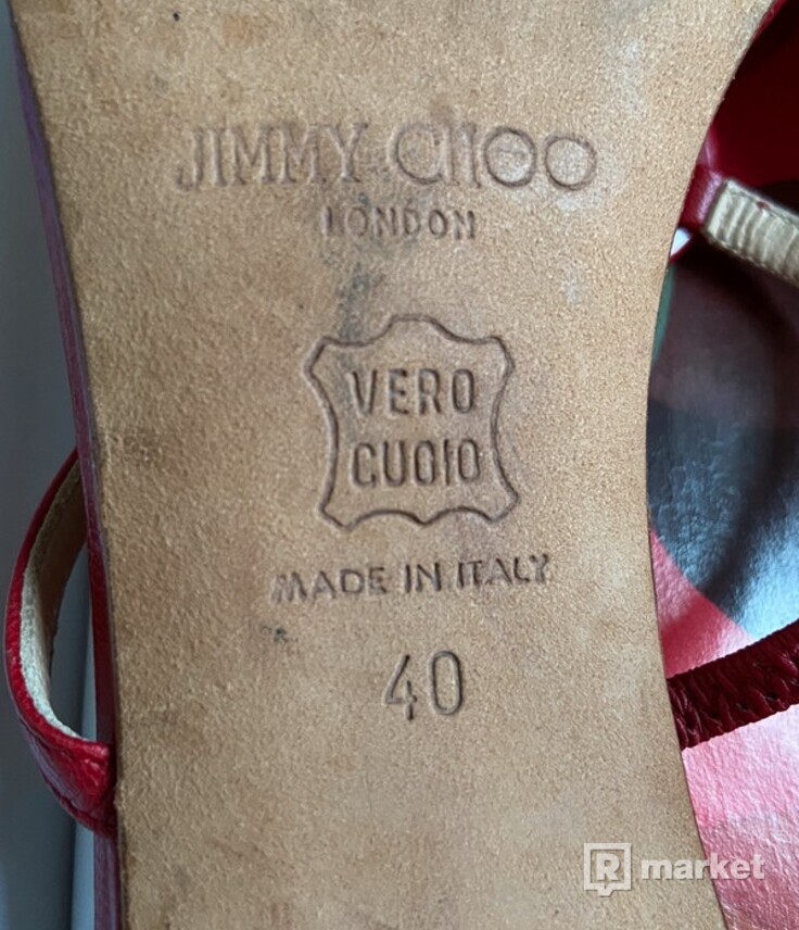 Jimmy Choo letné sandálky vel. 39-40