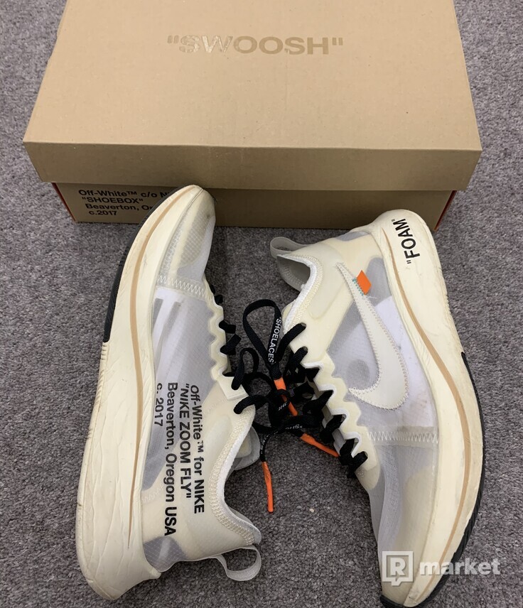 Nike zoom fly x off white