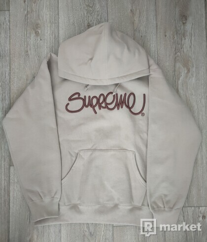 SS22 Supreme Mikina / Hoodie - Nová, nenosená s účtom - Raised Handstyle Hooded Sweatshirt