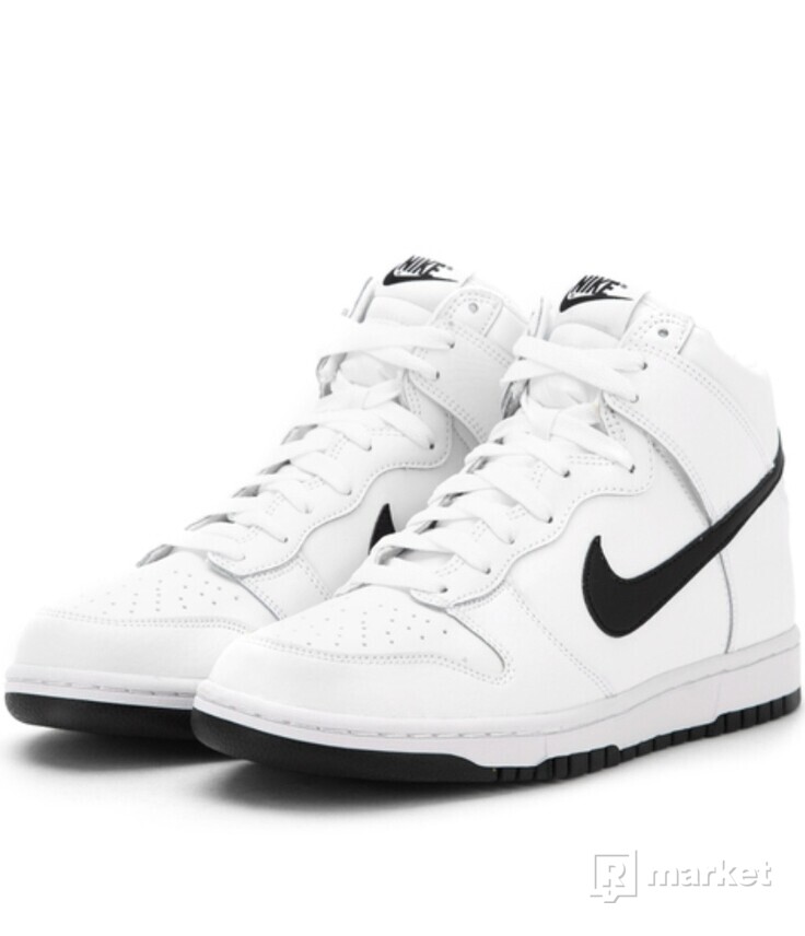 Nike Dunk hi white/black US11